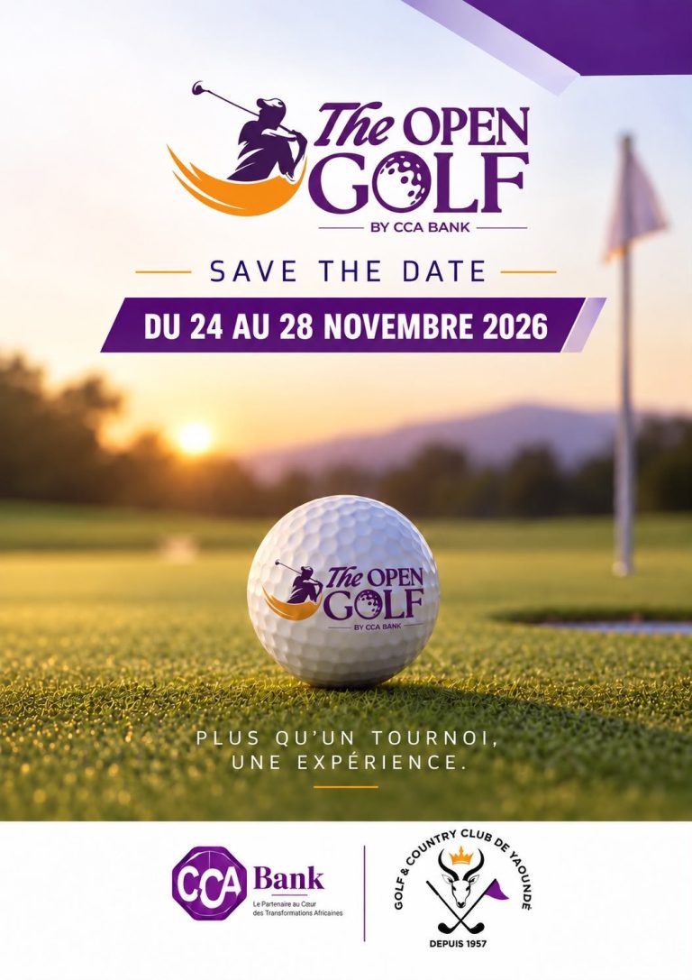 The Open Golf by CCA Bank — affiche Save the date